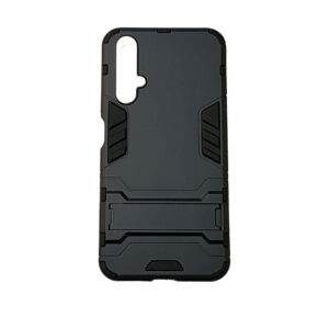 Phone Case BBR Iron Armor ( Shockproof - Rugged ) with Kickstand for HONOR 20 BLACK