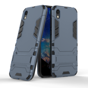 Phone Case BBR Iron Armor ( Shockproof - Rugged ) with Kickstand for HONOR 8S NAVY BLUE