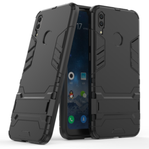 Phone Case BBR Iron Armor ( Shockproof - Rugged ) with Kickstand for  HUAWEI Y7 2019  BLACK