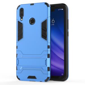 Phone Case BBR Iron Armor ( Shockproof - Rugged ) with Kickstand for  HUAWEI Y9 2019 BLUE