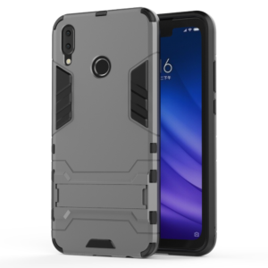Phone Case BBR Iron Armor ( Shockproof - Rugged ) with Kickstand for  HUAWEI Y9 2019 GRAY