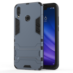 Phone Case BBR Iron Armor ( Shockproof - Rugged ) with Kickstand for  HUAWEI Y9 2019 NAVY BLUE
