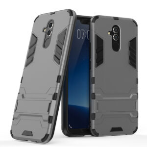 Phone Case BBR Iron Armor ( Shockproof - Rugged ) with Kickstand for  HUAWEI MATE 20 LITE GRAY
