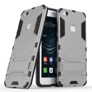Phone Case BBR Iron Armor ( Shockproof - Rugged ) with Kickstand for  HUAWEI  P10 LITE SILVER