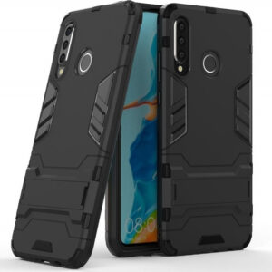 Phone Case BBR Iron Armor ( Shockproof - Rugged ) with Kickstand for  HUAWEI  P30 LITE BLACK