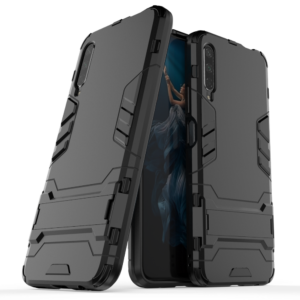 Phone Case BBR Iron Armor ( Shockproof - Rugged ) with Kickstand for  HUAWEI Y7P BLACK