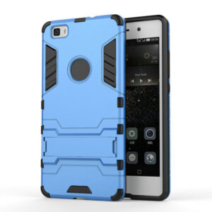 Phone Case BBR Iron Armor ( Shockproof - Rugged ) with Kickstand for HUAWEI P8 LITE 2016 BLUE