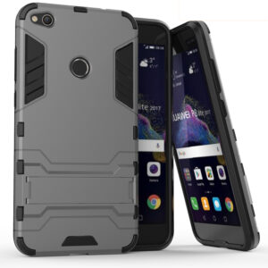 Phone Case BBR Iron Armor ( Shockproof - Rugged ) with Kickstand for HUAWEI P9 LITE 2017 GRAY