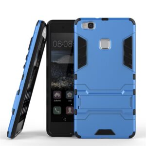 Phone Case BBR Iron Armor ( Shockproof - Rugged ) with Kickstand for HUAWEI P9 LITE 2016 BLUE