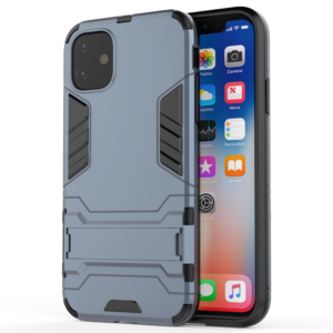 Phone Case BBR Iron Armor ( Shockproof - Rugged ) with Kickstand for  i-PHONE 11 Pro (5,8) NAVY BLUE