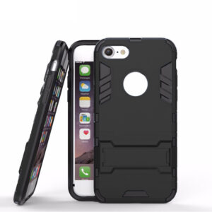 Phone Case BBR Iron Armor ( Shockproof - Rugged ) with Kickstand for  i-PHONE 6 PLUS /6S PLUS BLACK