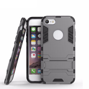 Phone Case BBR Iron Armor ( Shockproof - Rugged ) with Kickstand for  i-PHONE 7 GRAY