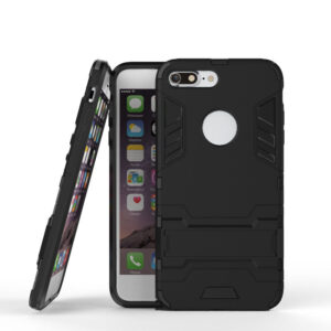 Phone Case BBR Iron Armor ( Shockproof - Rugged ) with Kickstand for  i-PHONE 7 PLUS BLACK