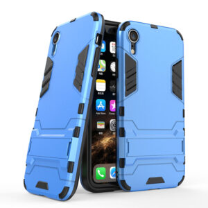 Phone Case BBR Iron Armor ( Shockproof - Rugged ) with Kickstand for  i-PHONE 9 XR (6,1) BLUE