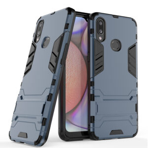 Phone Case BBR Iron Armor ( Shockproof - Rugged ) with Kickstand for SAMSUNG Galaxy A10s NAVY BLUE