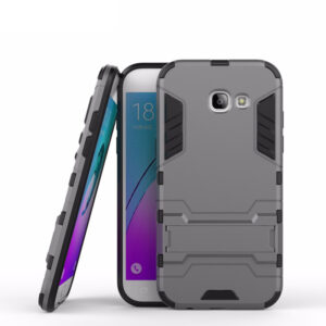 Phone Case BBR Iron Armor ( Shockproof - Rugged ) with Kickstand for SAMSUNG Galaxy A3 2017 GRAY