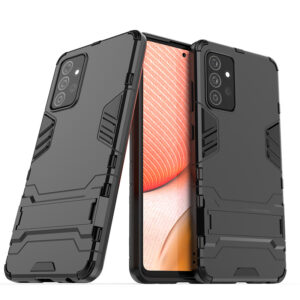 Phone Case BBR Iron Armor ( Shockproof - Rugged ) with Kickstand for SAMSUNG Galaxy A32 5G BLACK