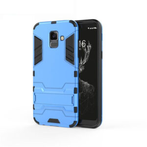 Phone Case BBR Iron Armor ( Shockproof - Rugged ) with Kickstand for SAMSUNG Galaxy A6 BLUE