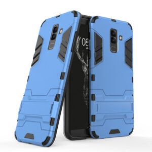 Phone Case BBR Iron Armor ( Shockproof - Rugged ) with Kickstand for SAMSUNG Galaxy A6 PLUS BLUE