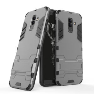 Phone Case BBR Iron Armor ( Shockproof - Rugged ) with Kickstand for SAMSUNG Galaxy A6 PLUS GRAY