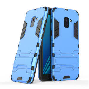 Phone Case BBR Iron Armor ( Shockproof - Rugged ) with Kickstand for SAMSUNG Galaxy A8 PLUS BLUE