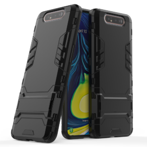 Phone Case BBR Iron Armor ( Shockproof - Rugged ) with Kickstand for SAMSUNG Galaxy A80 BLACK