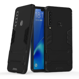 Phone Case BBR Iron Armor ( Shockproof - Rugged ) with Kickstand for SAMSUNG Galaxy A9 BLACK