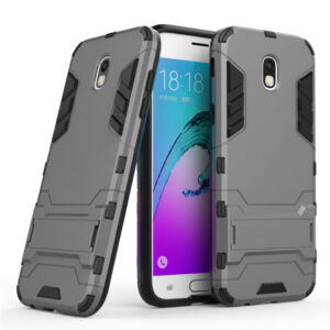 Phone Case BBR Iron Armor ( Shockproof - Rugged ) with Kickstand for SAMSUNG Galaxy J3 2017 GRAY