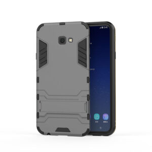 Phone Case BBR Iron Armor ( Shockproof - Rugged ) with Kickstand for SAMSUNG Galaxy J4 PLUS GRAY