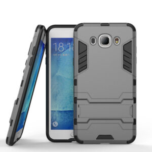 Phone Case BBR Iron Armor ( Shockproof - Rugged ) with Kickstand for SAMSUNG Galaxy J5 2016 GRAY