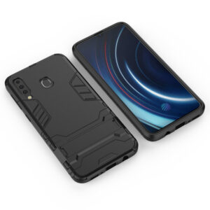 Phone Case BBR Iron Armor ( Shockproof - Rugged ) with Kickstand for SAMSUNG Galaxy M30 BLACK