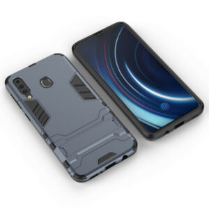 Phone Case BBR Iron Armor ( Shockproof - Rugged ) with Kickstand for SAMSUNG Galaxy M30 NAVY BLUE