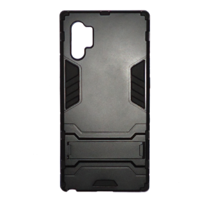 Phone Case BBR Iron Armor ( Shockproof - Rugged ) with Kickstand for SAMSUNG Galaxy NOTE 10 PRO BLACK
