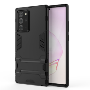 Phone Case BBR Iron Armor ( Shockproof - Rugged ) with Kickstand for SAMSUNG Galaxy NOTE 20 ULTRA BLACK