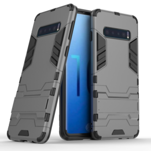 Phone Case BBR Iron Armor ( Shockproof - Rugged ) with Kickstand for SAMSUNG Galaxy S10e GRAY
