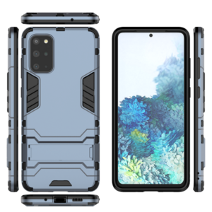 Phone Case BBR Iron Armor ( Shockproof - Rugged ) with Kickstand for SAMSUNG Galaxy S20 PLUS NAVY BLUE