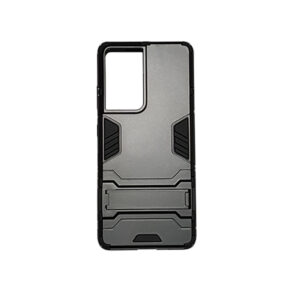 Phone Case BBR Iron Armor ( Shockproof - Rugged ) with Kickstand for SAMSUNG Galaxy S21 ULTRA BLACK