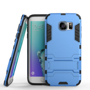 Phone Case BBR Iron Armor ( Shockproof - Rugged ) with Kickstand for SAMSUNG Galaxy S7 EDGE BLUE