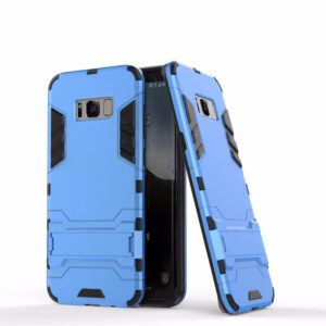 Phone Case BBR Iron Armor ( Shockproof - Rugged ) with Kickstand for SAMSUNG Galaxy S8 PLUS BLUE