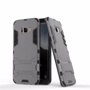 Phone Case BBR Iron Armor ( Shockproof - Rugged ) with Kickstand for SAMSUNG Galaxy S8 PLUS GRAY