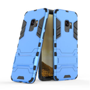 Phone Case BBR Iron Armor ( Shockproof - Rugged ) with Kickstand for SAMSUNG Galaxy S9 BLUE