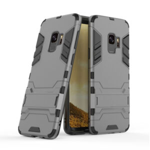 Phone Case BBR Iron Armor ( Shockproof - Rugged ) with Kickstand for SAMSUNG Galaxy S9 GRAY