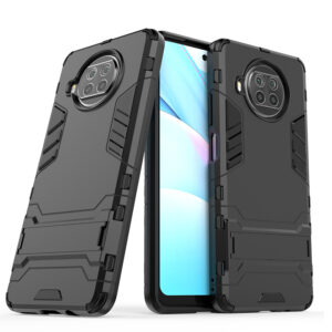 Phone Case BBR Iron Armor ( Shockproof - Rugged ) with Kickstand for XIAOMI MI 10T LITE BLACK