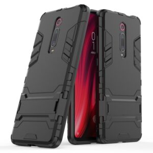 Phone Case BBR Iron Armor ( Shockproof - Rugged ) with Kickstand for XIAOMI MI 9T BLACK