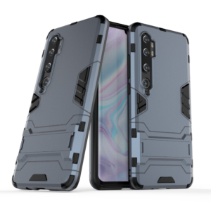 Phone Case BBR Iron Armor ( Shockproof - Rugged ) with Kickstand for XIAOMI MI NOTE 10 NAVY BLUE