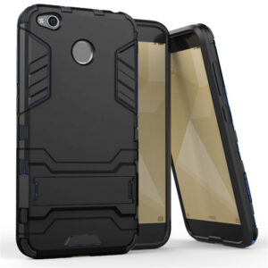 Phone Case BBR Iron Armor ( Shockproof - Rugged ) with Kickstand for  XIAOMI REDMI 4X BLACK