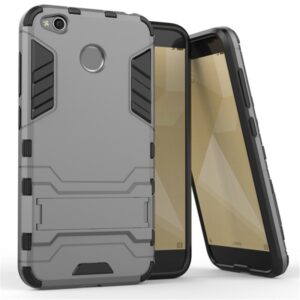 Phone Case BBR Iron Armor ( Shockproof - Rugged ) with Kickstand for  XIAOMI REDMI 4 GRAY