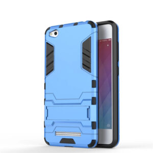 Phone Case BBR Iron Armor ( Shockproof - Rugged ) with Kickstand for  XIAOMI REDMI 4A BLUE