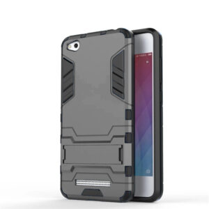 Phone Case BBR Iron Armor ( Shockproof - Rugged ) with Kickstand for  XIAOMI REDMI 4A GRAY