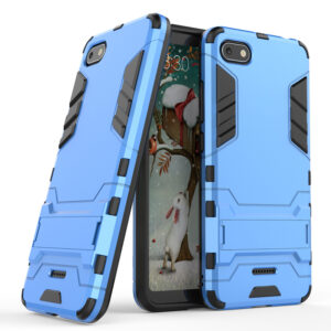 Phone Case BBR Iron Armor ( Shockproof - Rugged ) with Kickstand for  XIAOMI REDMI 6A BLUE